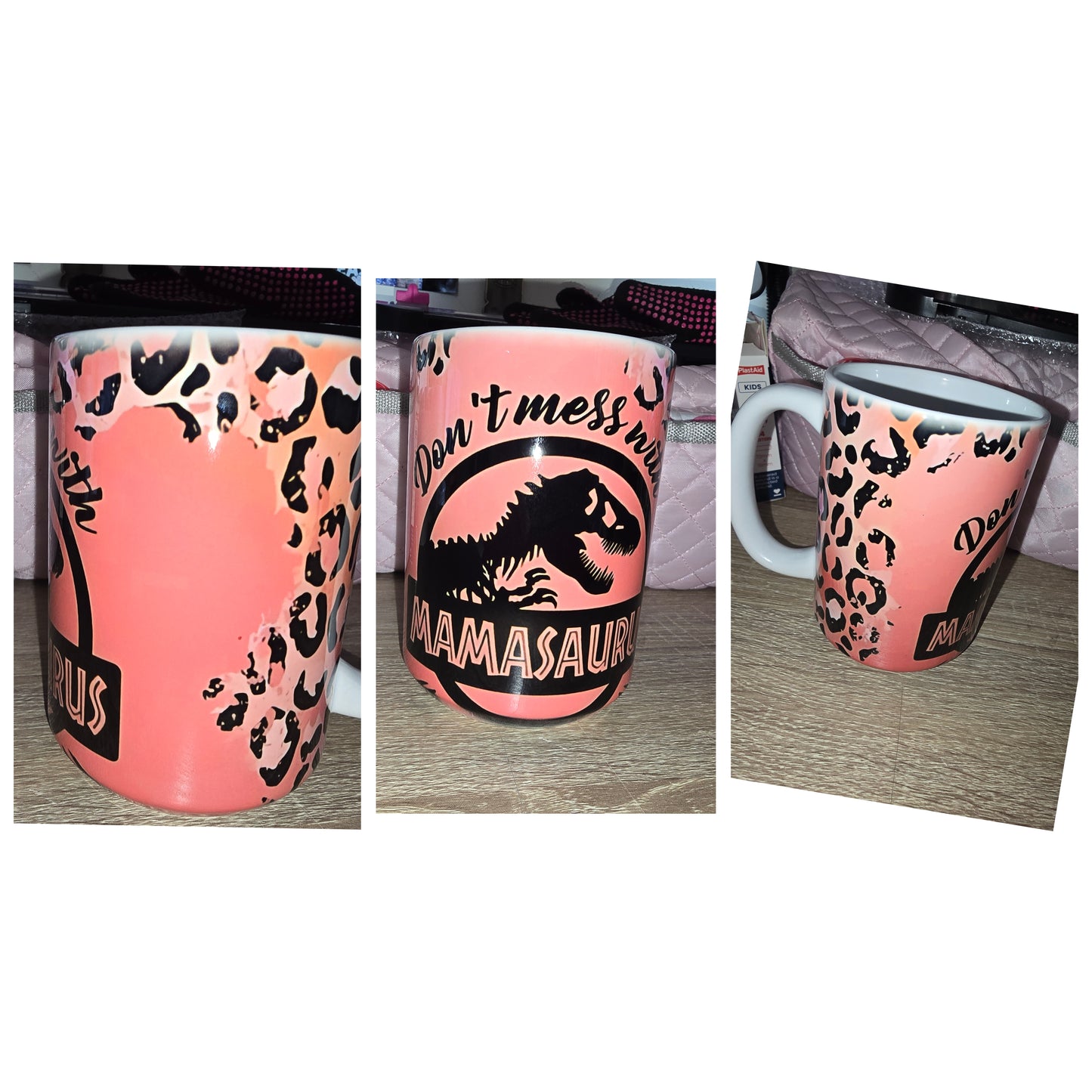 15oz Mug - Don't mess with mumasaurus