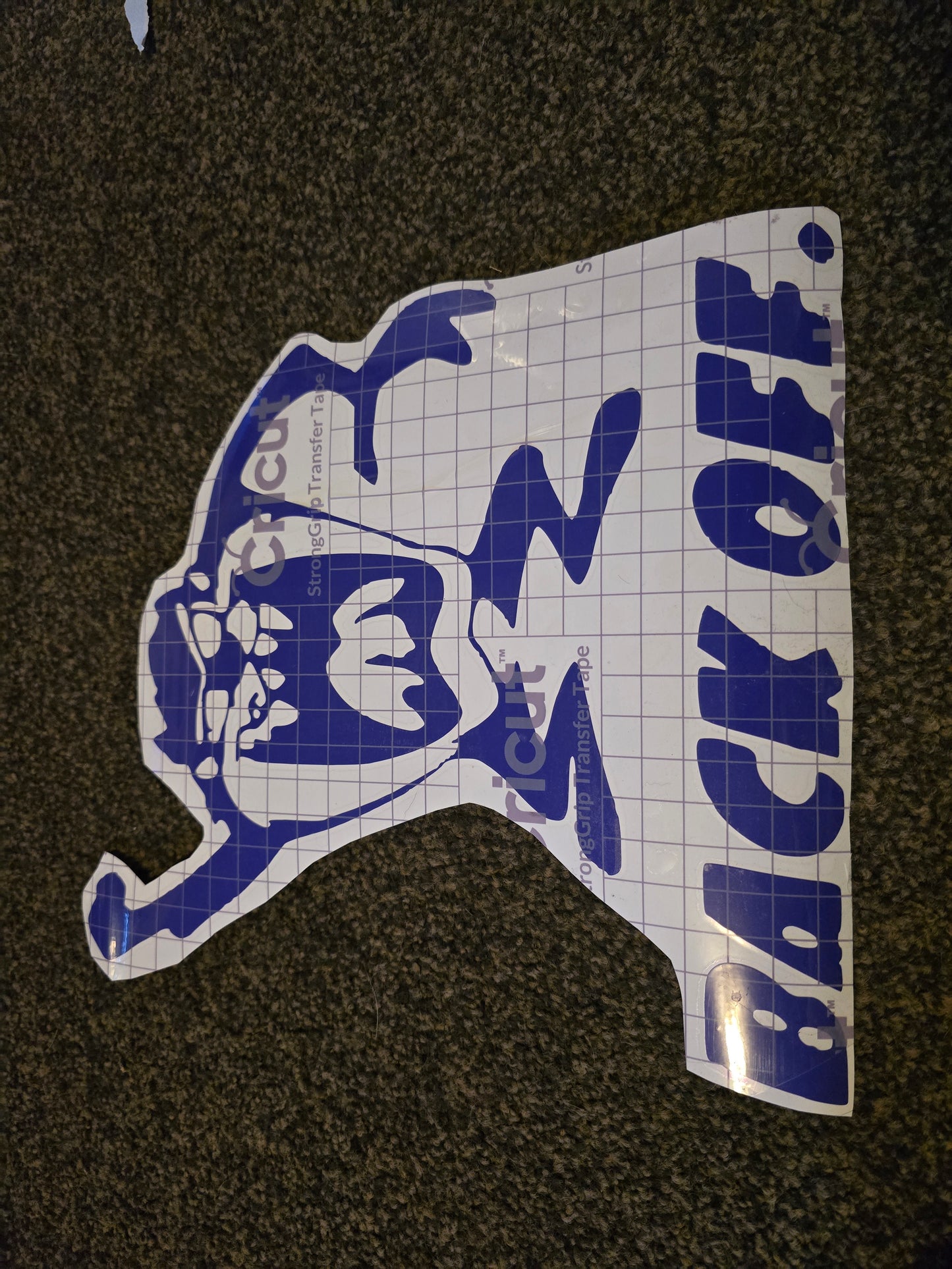 Car Sticker - Back off - Purple