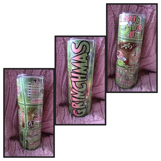 20oz Tumbler - Grinchmas