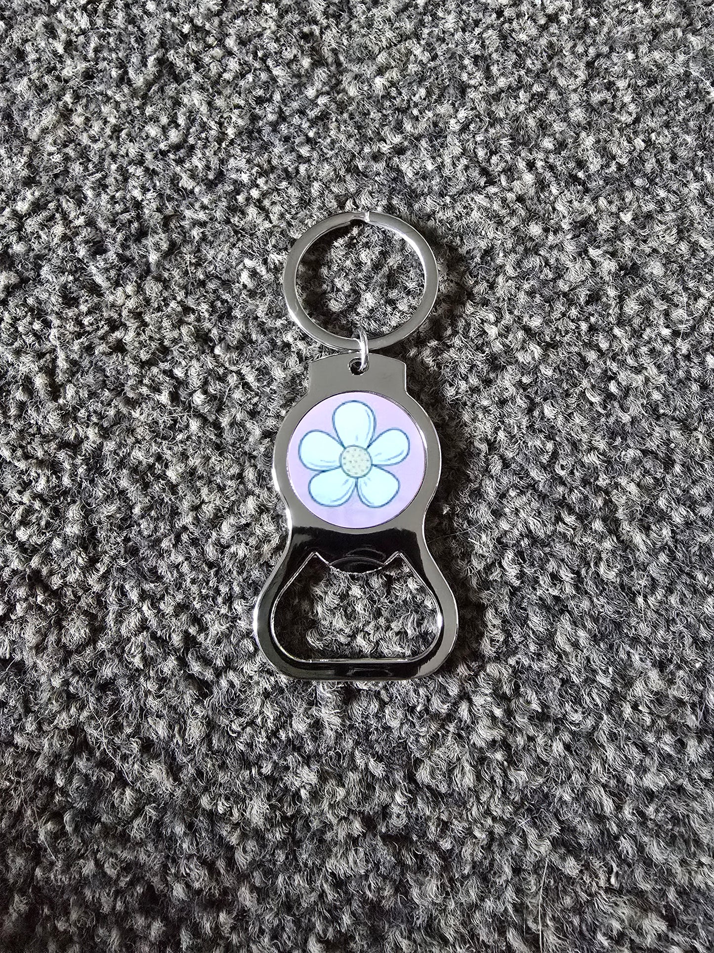 Keyring/Bottle Opener - Flower