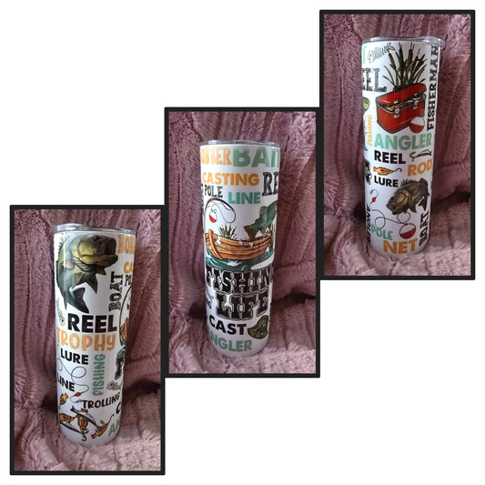 20oz Tumbler - Fishing life