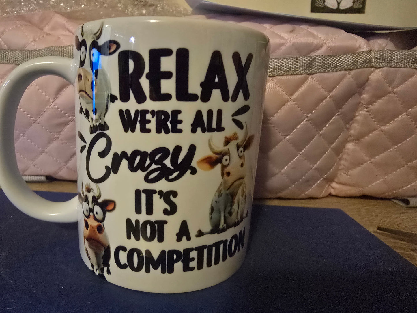 12 Oz Mug - Relax we're all crazy..