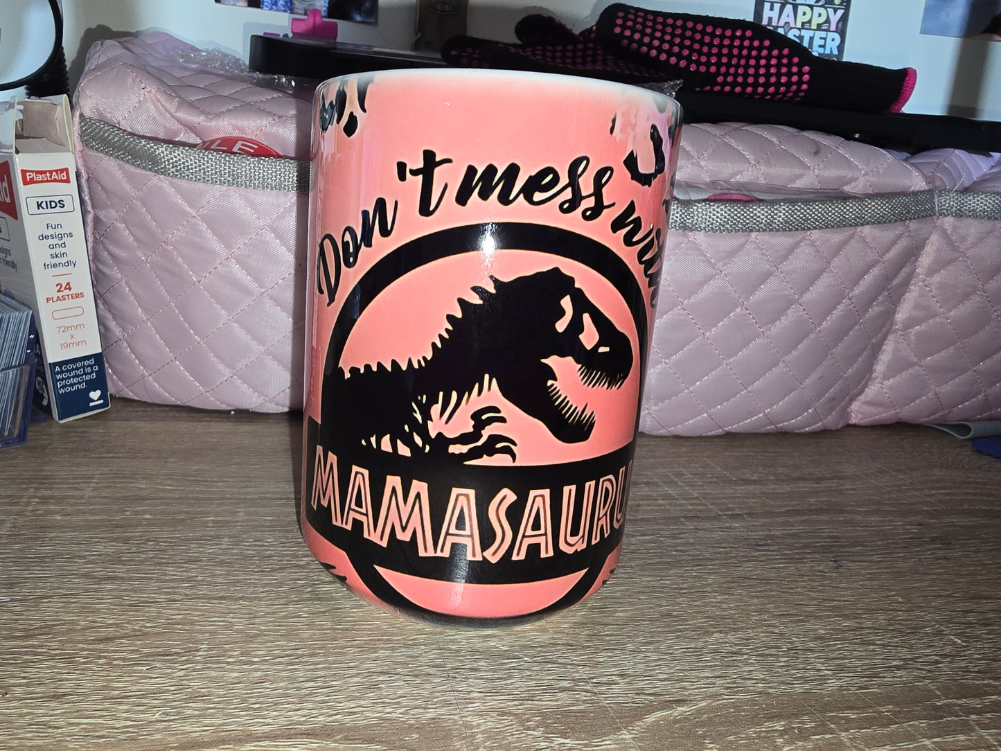 15oz Mug - Don't mess with mumasaurus
