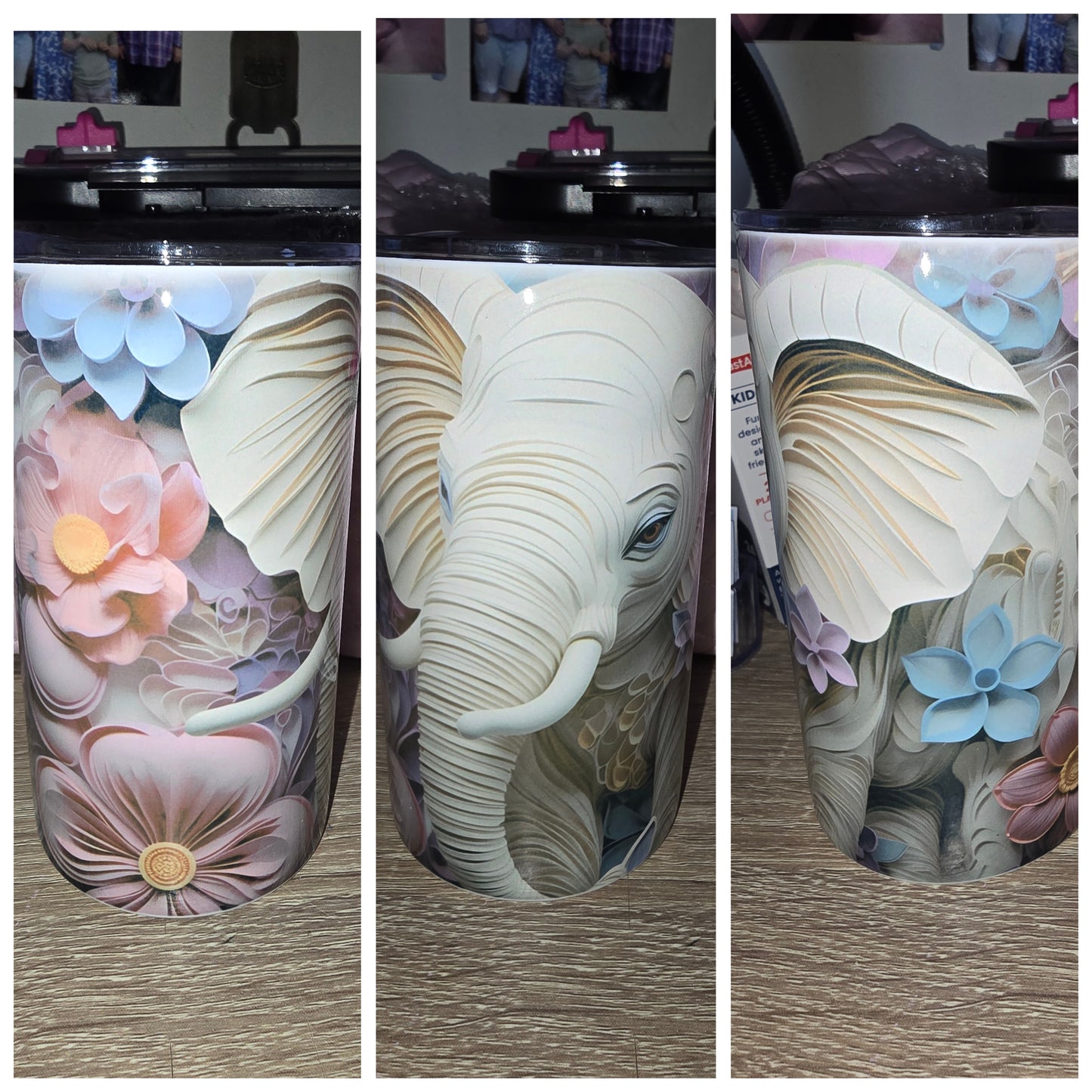 12oz Tumbler - Elephant