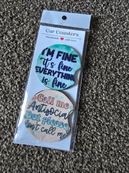Car coaster - Sarcasm #2