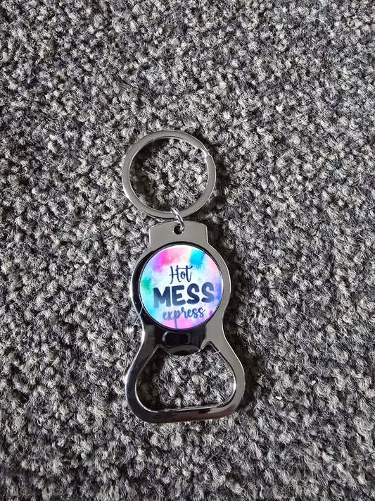 Keyring/Bottle Opener - Hot Mess Express