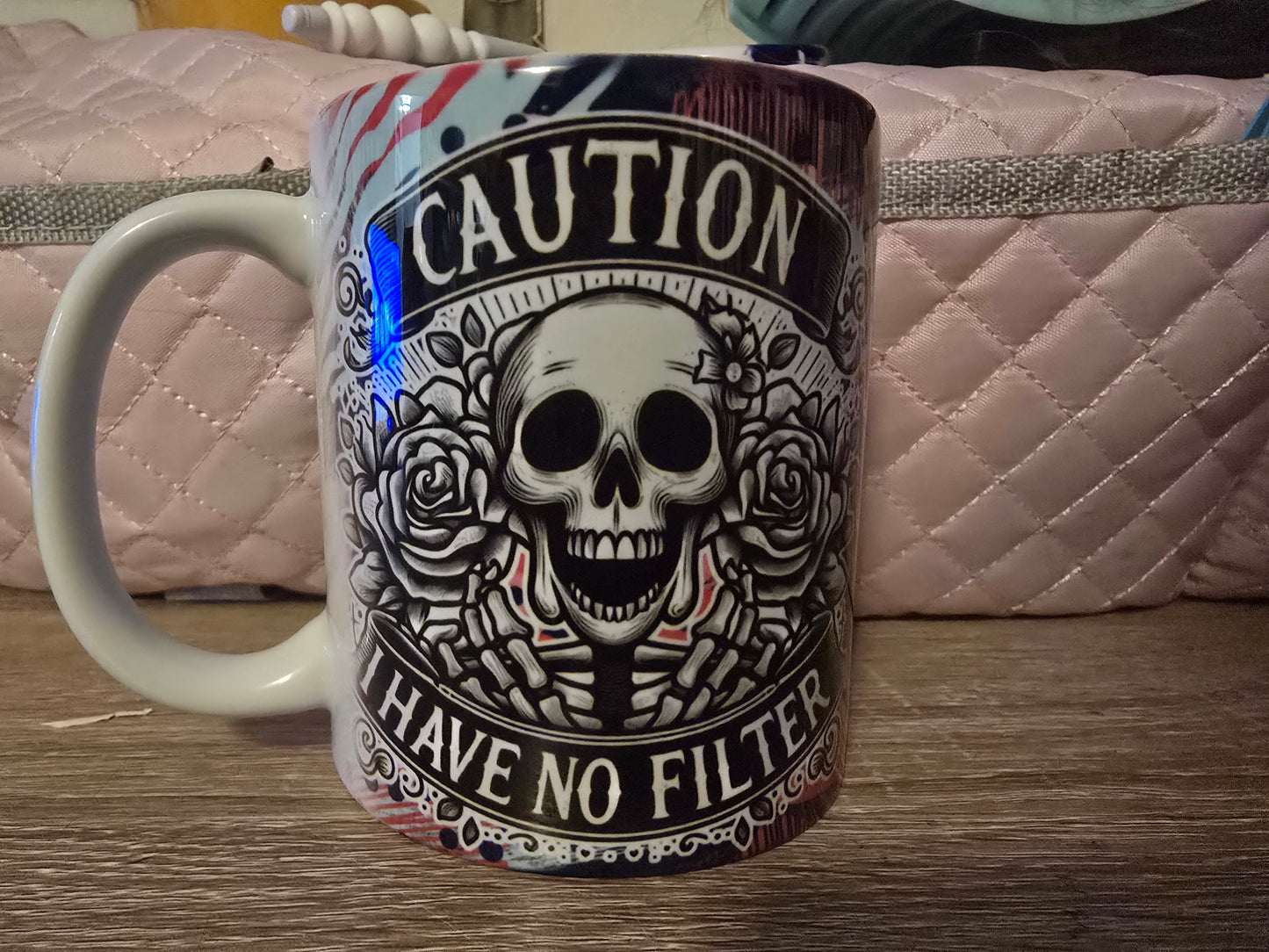12 Oz Mug - Caution I Have No Filter