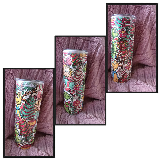 20oz Tumbler - Grinch