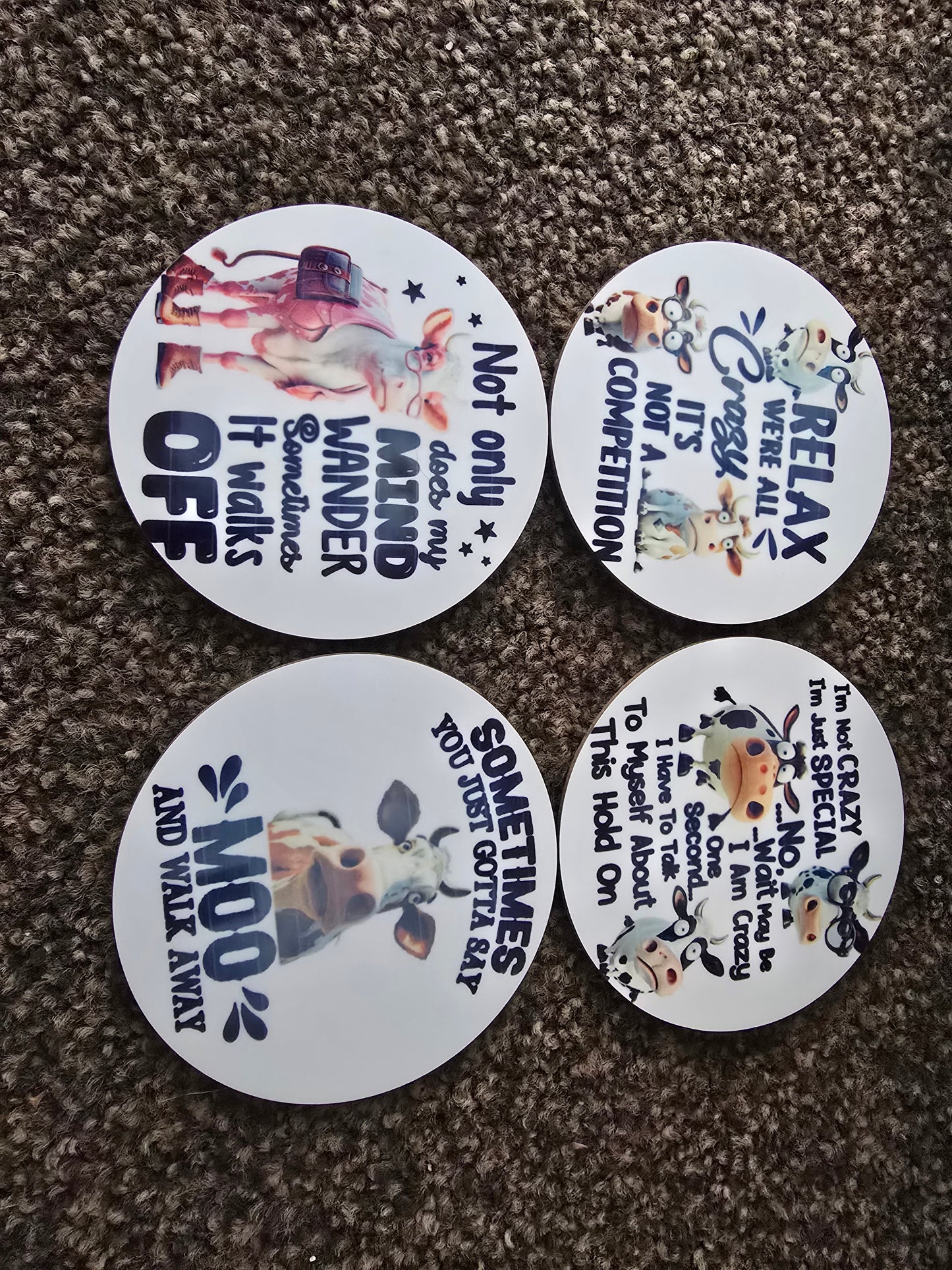 Mdf Coaster - x4 #1