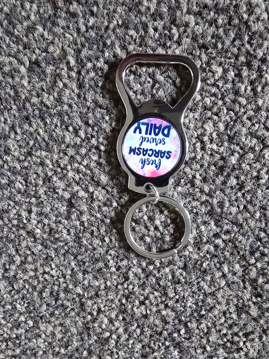 Keyring/Bottle Opener - Fresh Sarcasm..