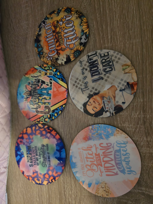 Mdf Coaster - haha #1
