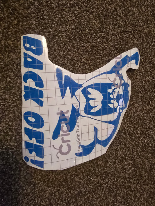Car Sticker - Back off - Blue